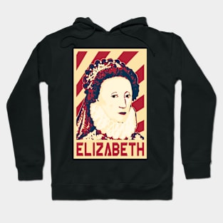 Queen Elizabeth Retro Propaganda Hoodie